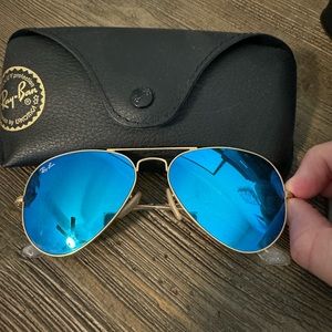 Blue Frame RayBan